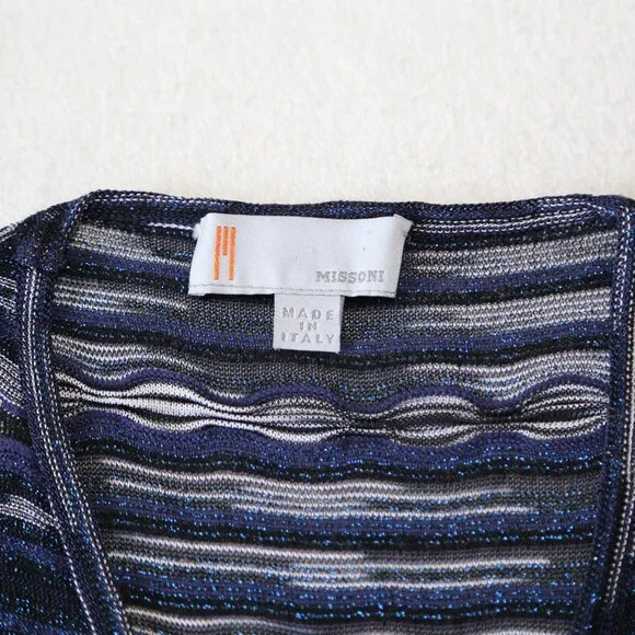 Gorgeous Missoni made in Italy V neck knit midi dress US Size 6 - Picture 8 of 10